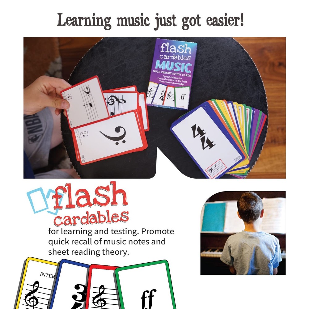 Premium Music Flash Cards