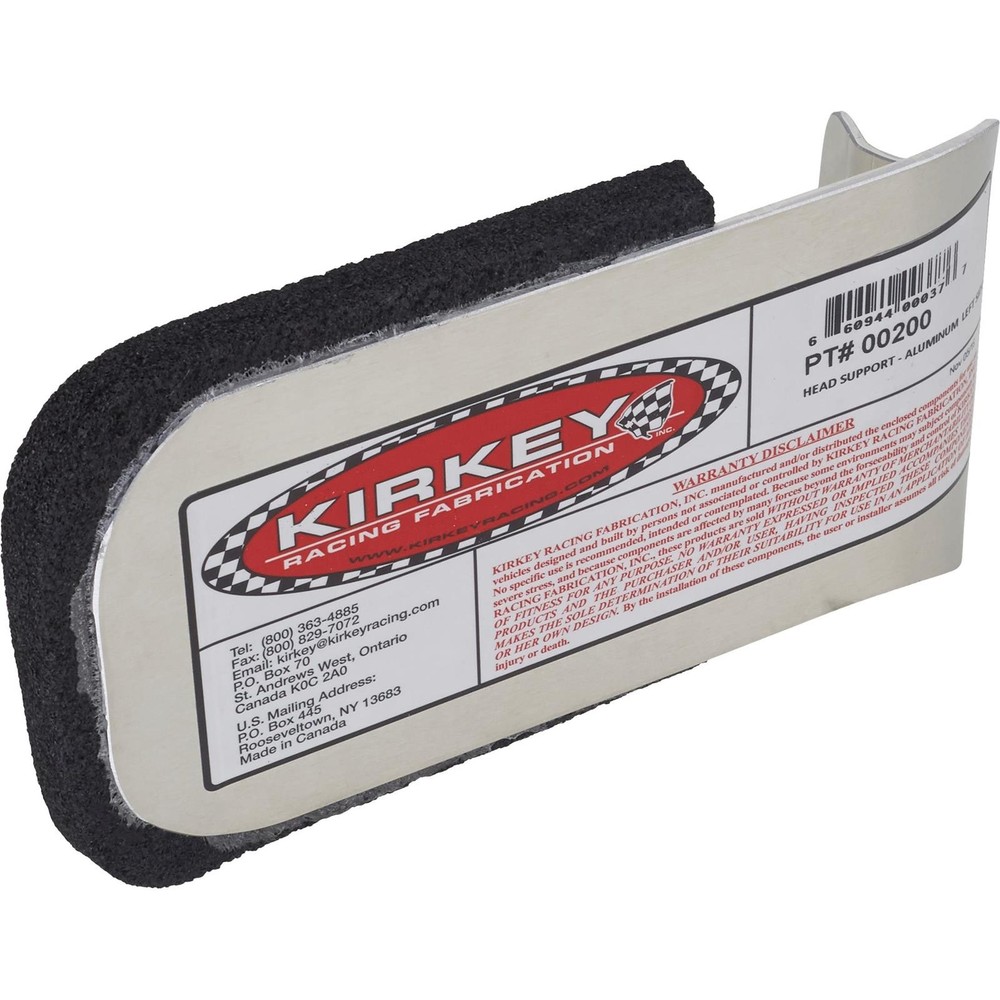 Kirkey Head Support With Black Covers, Right And Left