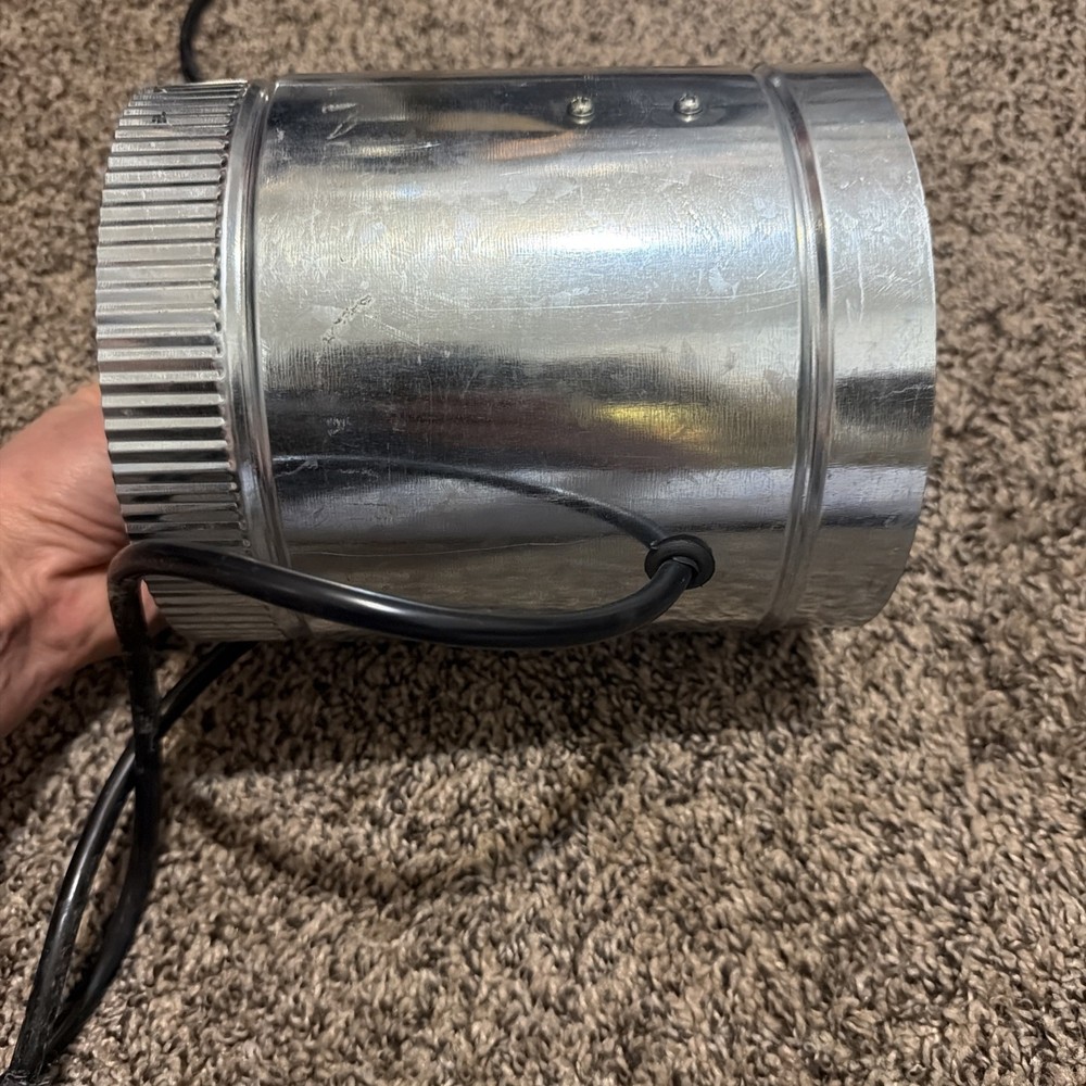 Ventech VT-DF-6 Ventilation Fan 6" Diameter, Plug In Fully Functional 240CFM 37W