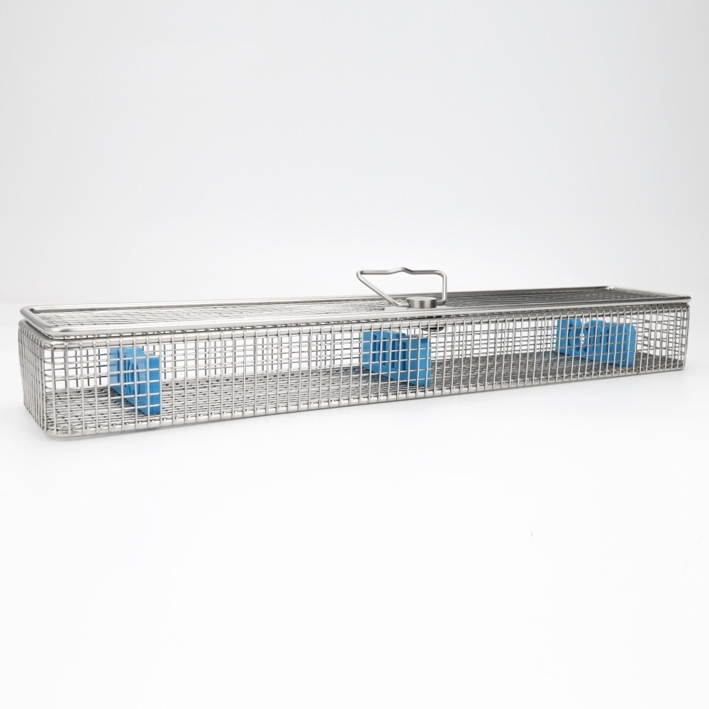 Endoscope sterilization basket tray instruments sterilization boxes 270*84*42mm