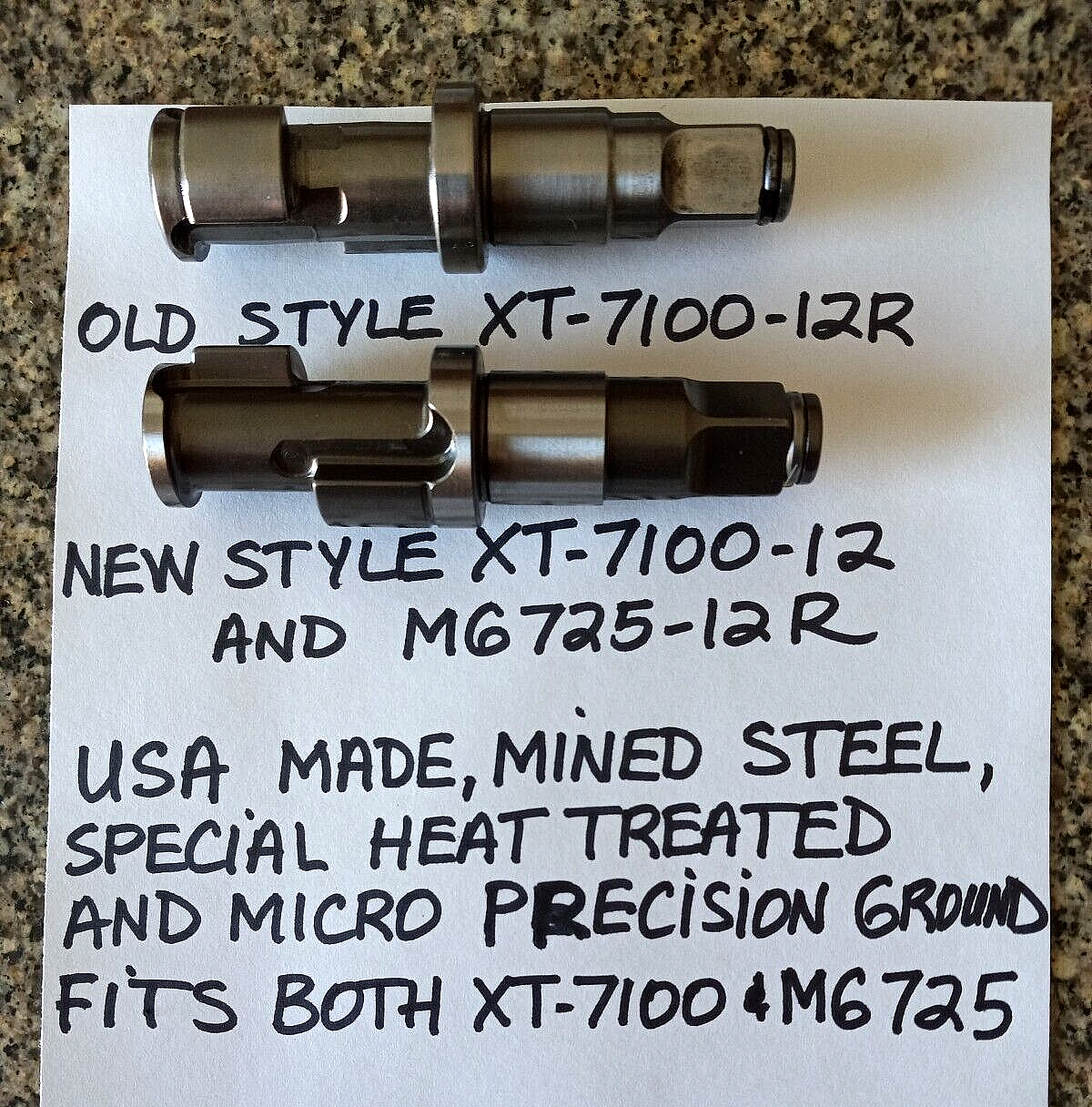 SNAP ON MG725 1/2" DRIVE STD LENGTH ANVIL KIT REPLACEMENT ANVIL & FITS XT-7100