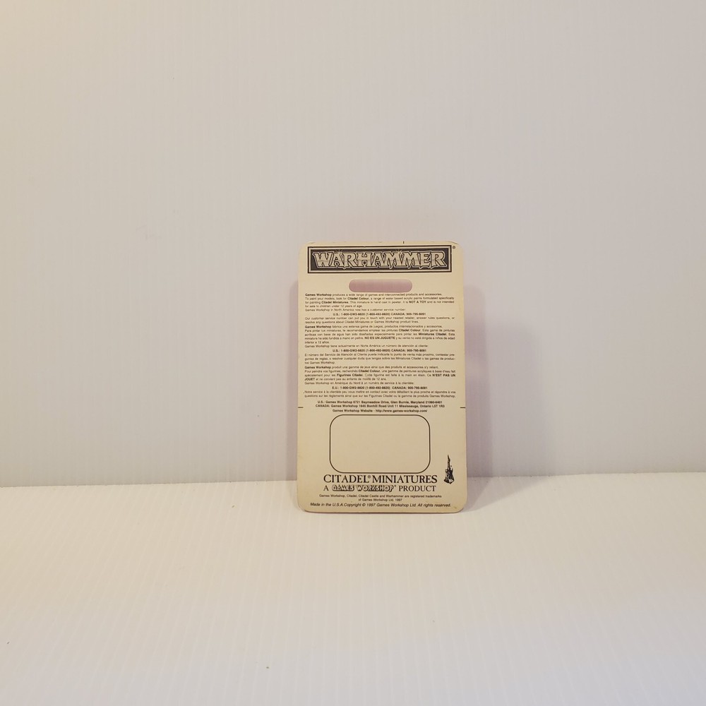 Warhammer Games Workshop Citadel Mini Axe Wielder 1997