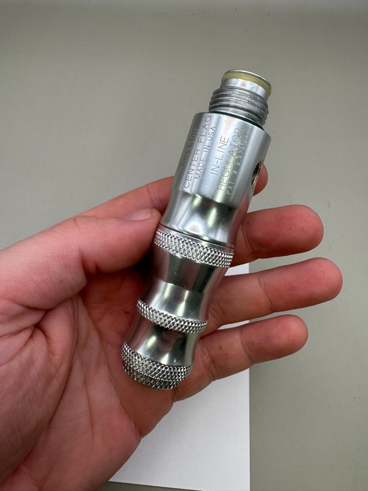 Center Flag PB Inline HPR-Gloss Silver