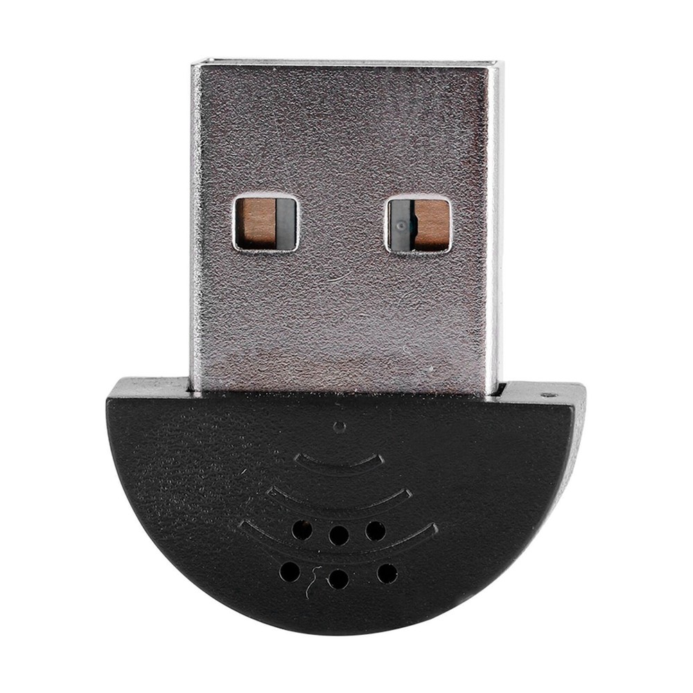 USB Mini Studio Speech Microphone Recording Audio MIC Adapter For Computer PC