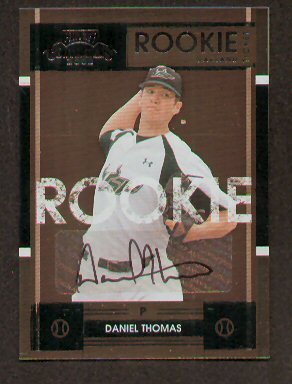 Daniel Thomas signed auto 2008 Playoff Contender Rookie