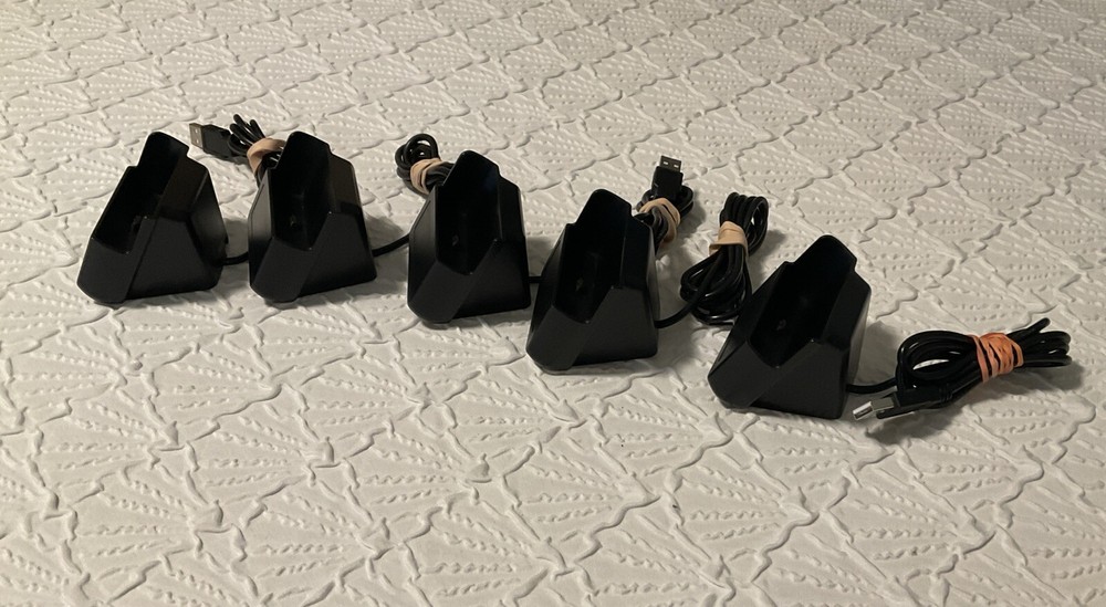 5 units - BBPOS Chipper Card Reader ACS20 Charging Dock Station *TESTED WORKING*