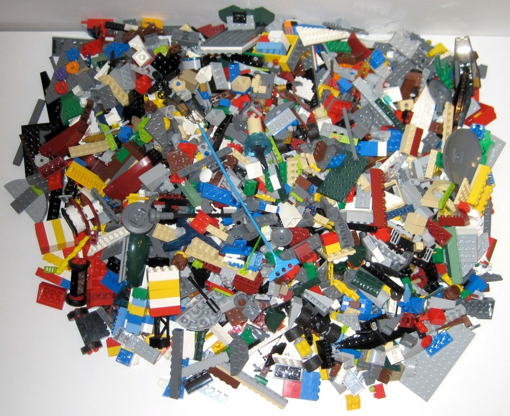 7 Pounds Mixed LEGO Building Bricks & Pieces