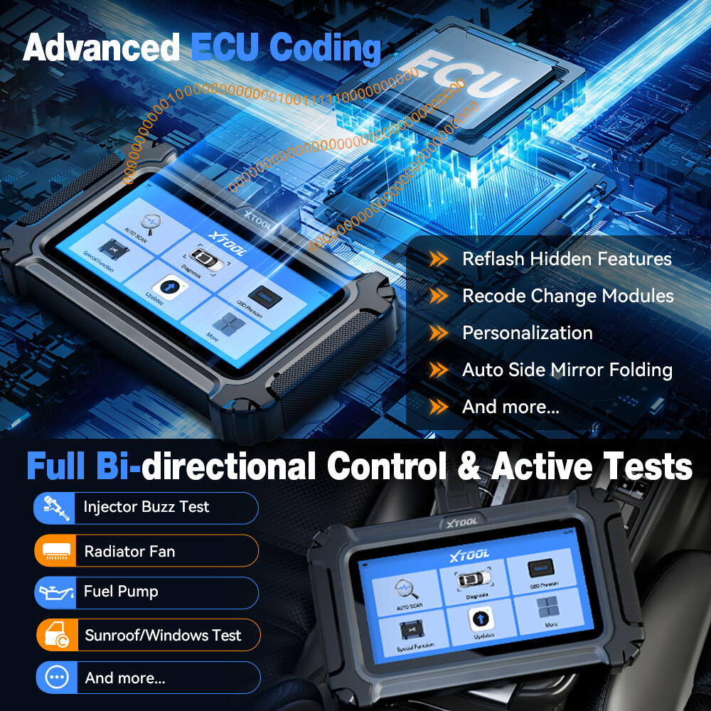 NEWEST XTOOL IP500 Bidirectional Scanner Auto Full Diagnostic Tool for BMW/Mini