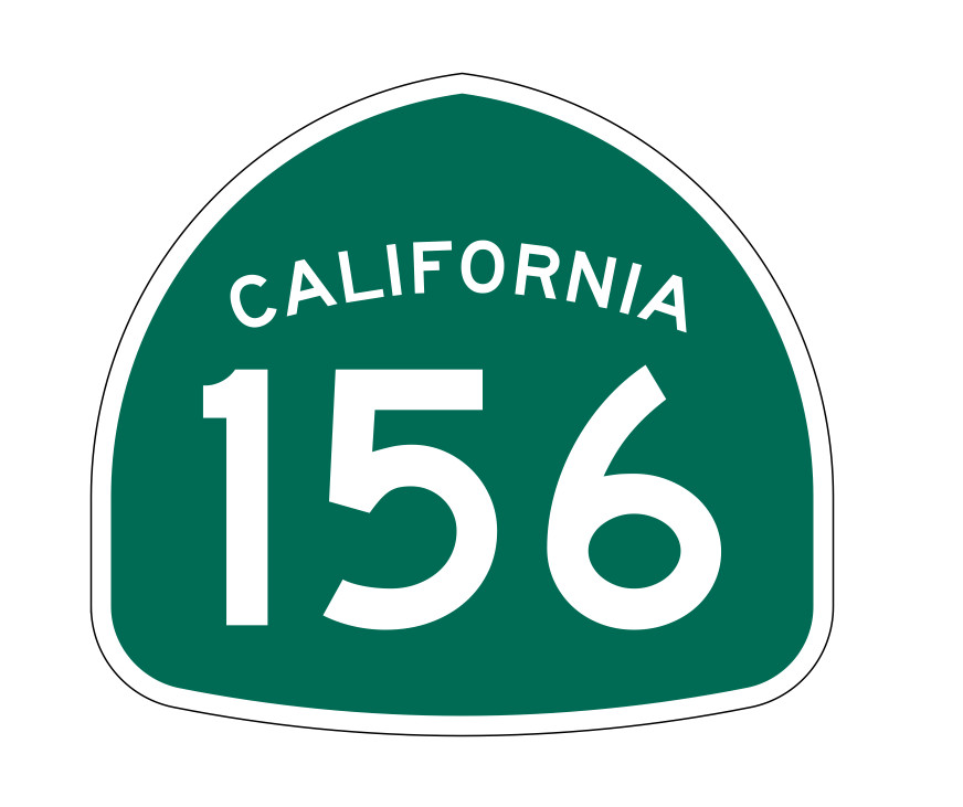 California State Route 156 Sticker Decal