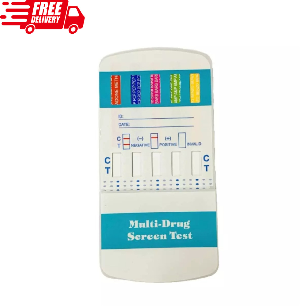 10 Panel Dip Drug Testing Kit, Test for 10 Different Drugs