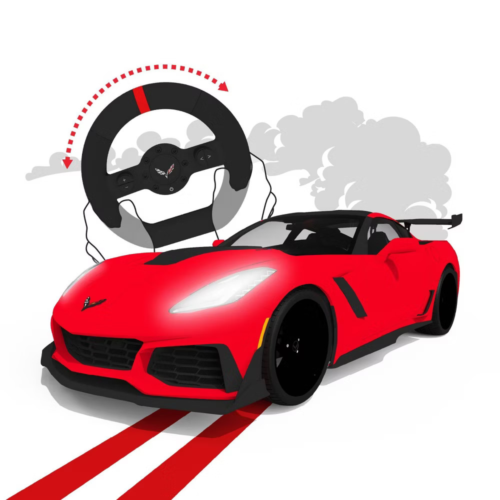 Sharper Image Remote Control 1:16 Scale Real Drive GM Corvette