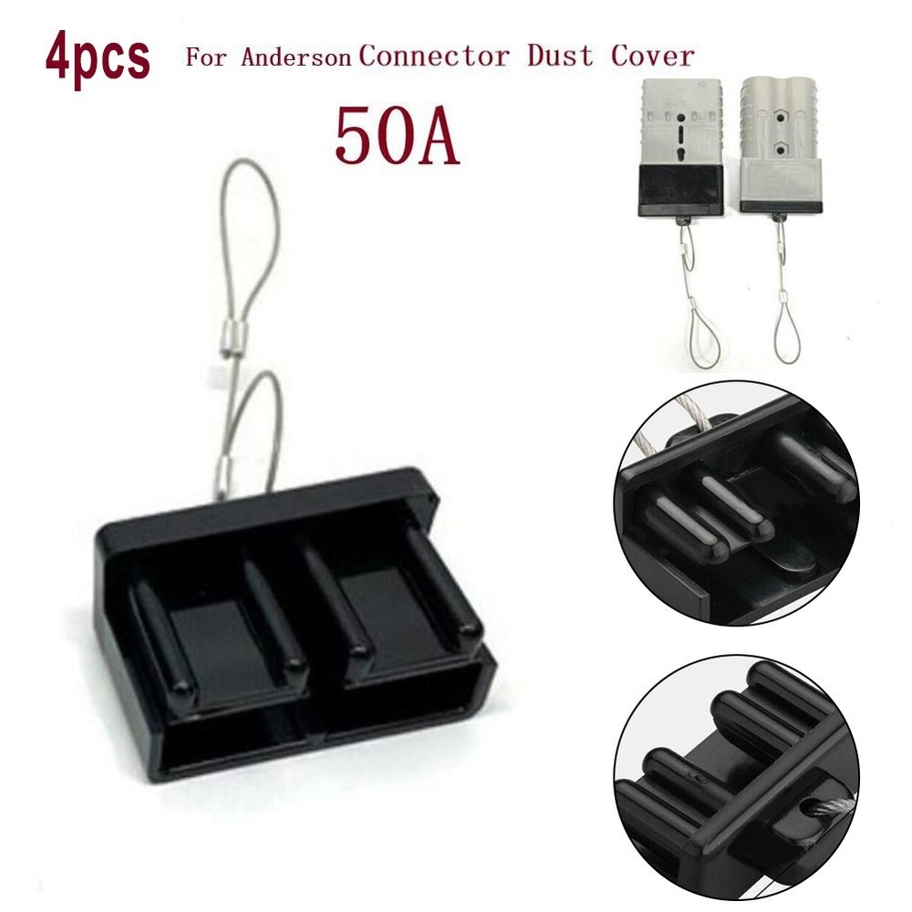 Low Frequency Dust Cover Socket PVC Rectangle Power Supply Accessories 50A