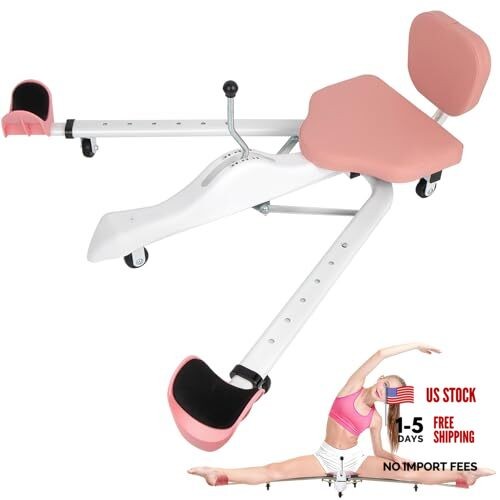Leg Stretcher Split Machine with Backrest (Pink)