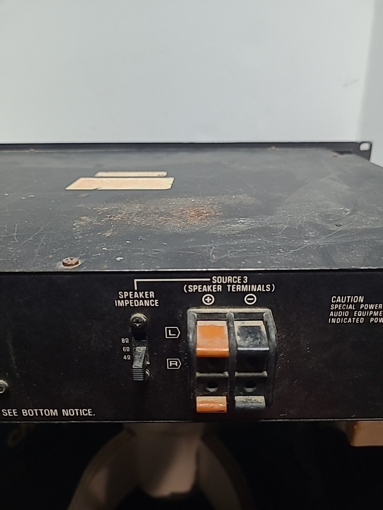 Technics SH-9020M Peak Average Meter Unit 3 Input Selector