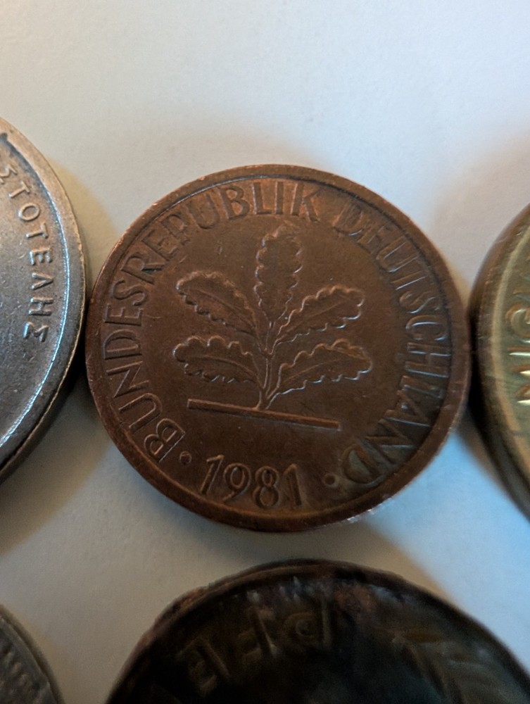 10 Foreign Coins All Different Years Very Nice Condition