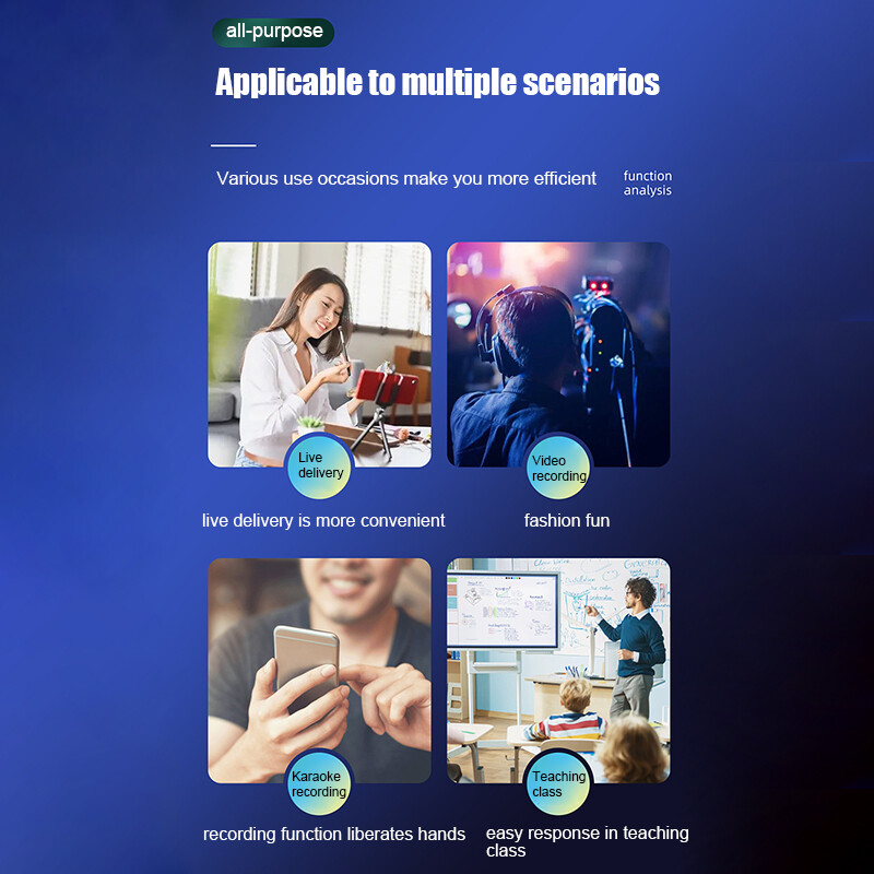 Wireless 3.5mm Lavalier Lapel Microphone Omnidirectional Condenser for Camera