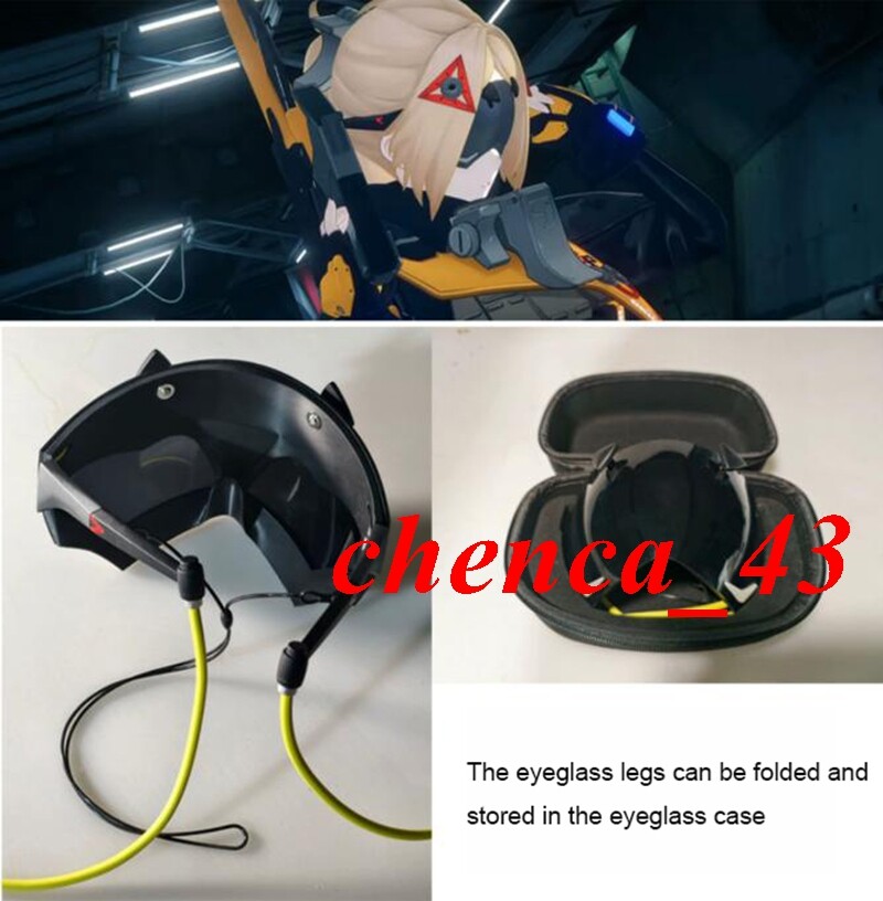 Zenless Zone Zero Trigger Eyeshade Half Face Mask Led Face Shield Remote Control