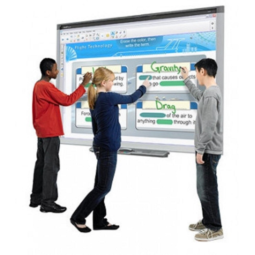 Interactive Smart Board SBX800 and Smart throw projector UX60.