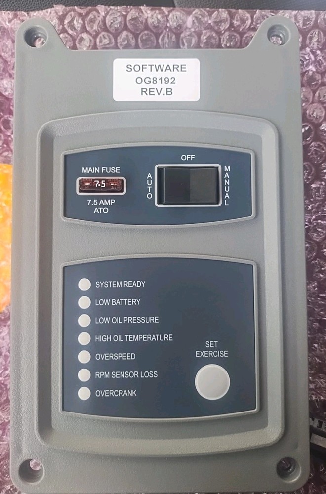 Generac 0G79010SRV AC HSB Control Panel 8KW