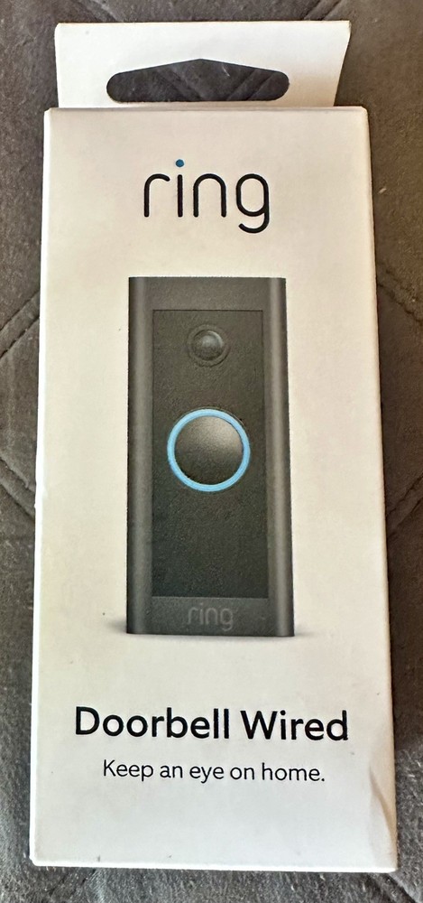 Ring Video Doorbell Wired - Black
