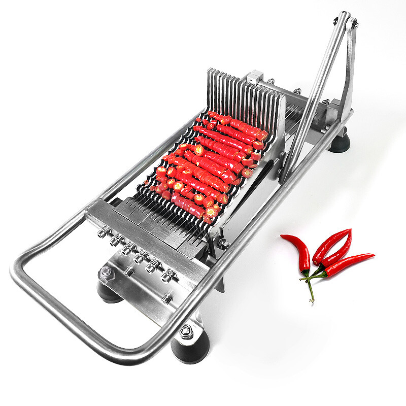 Manual pepper chopping machine machine commercial small pepper cutting machine''