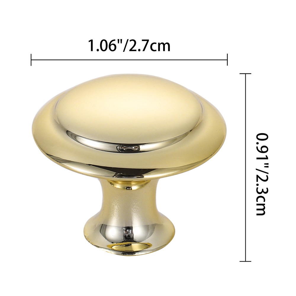 10PCS Brushed Nickel Door Knobs Cabinet Handles Cupboard Drawer Kitchen Pulls US