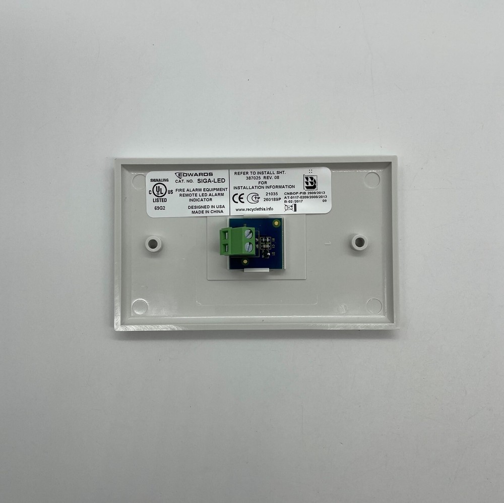 Edwards SIGA-LED - Same Day Shipping (SEALED)