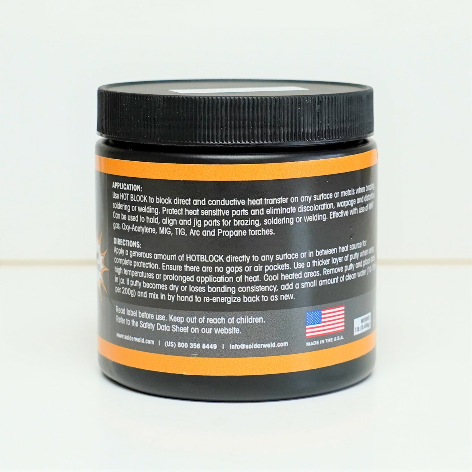 SolderWeld SW-HB1 Hot Block Heat Absorption Putty for Brazing Soldering Welding