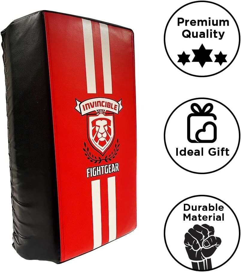 Invincible Multi-Angled Kick Shield 20x12 for MMA, Muay Thai, Kickboxing
