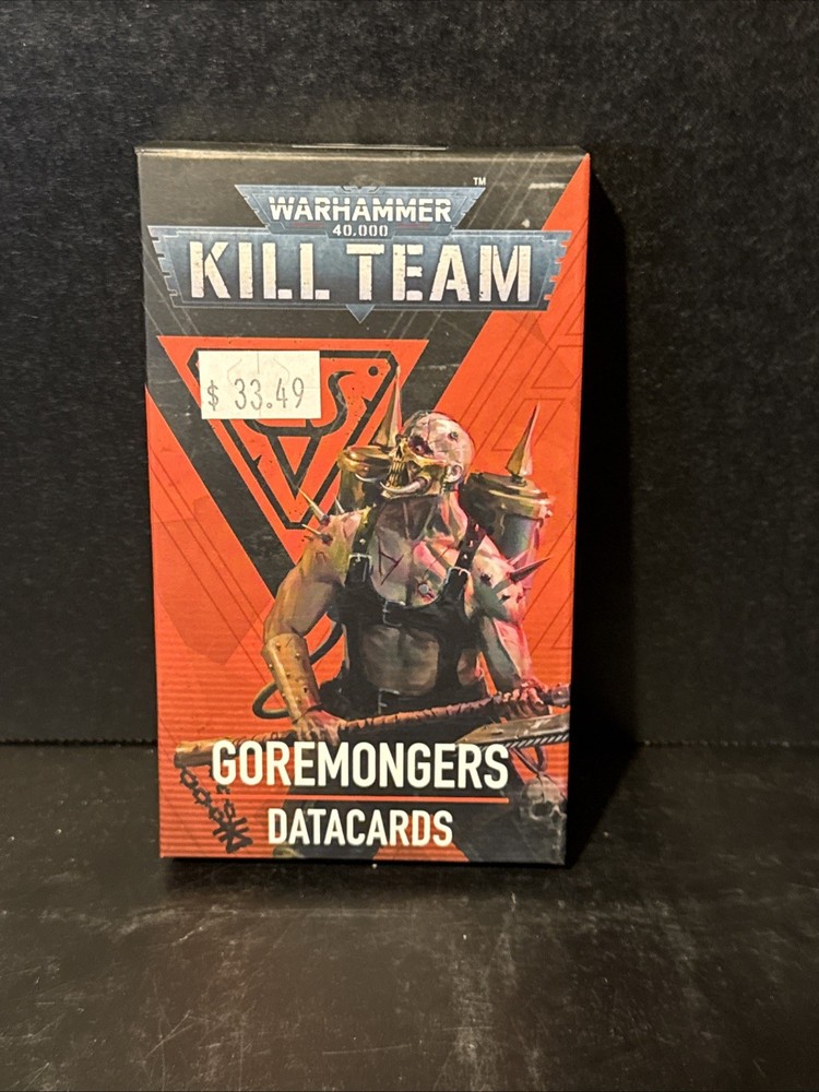 Warhammer 40K: Kill Team Datacards - Goremongers NEW 6B