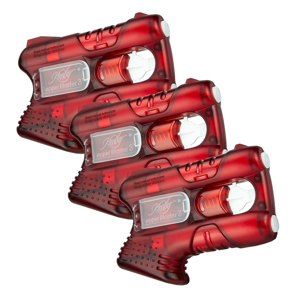 Less-Lethal PepperBlaster 3 - (3 Pack) - Red