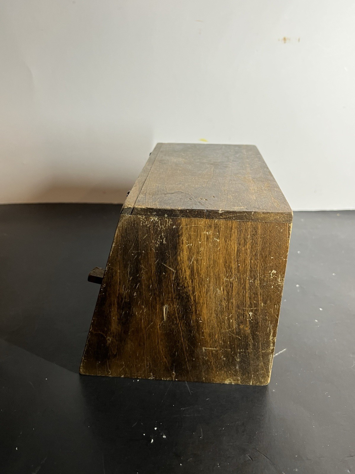 Wooden Small Countertop Trade Simulator. Handmade? Very rare very cool.