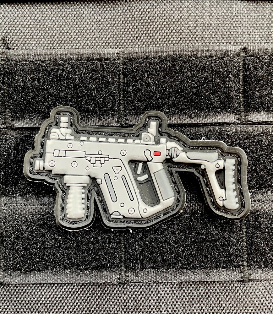 KRISS Vector SMG Submachine Gun Army Weapon Tactical Morale Patch Hook Loop