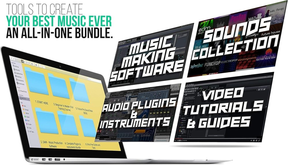 Professional Music Creation Tools - Recording, Editing & Beats Software Bundle