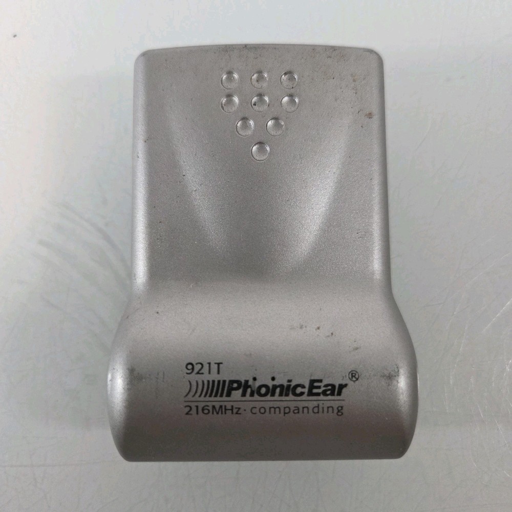 LOT OF 4 Bodyworn Transmitter 921T Radium 216MHz by Phonic Ear UNTESTED TURNS ON