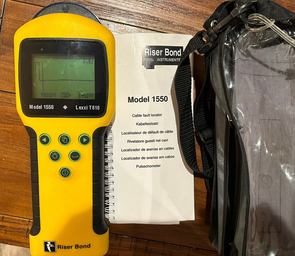 Riser Bond Model 1550/Lexxi T810 Compact Handheld TDR