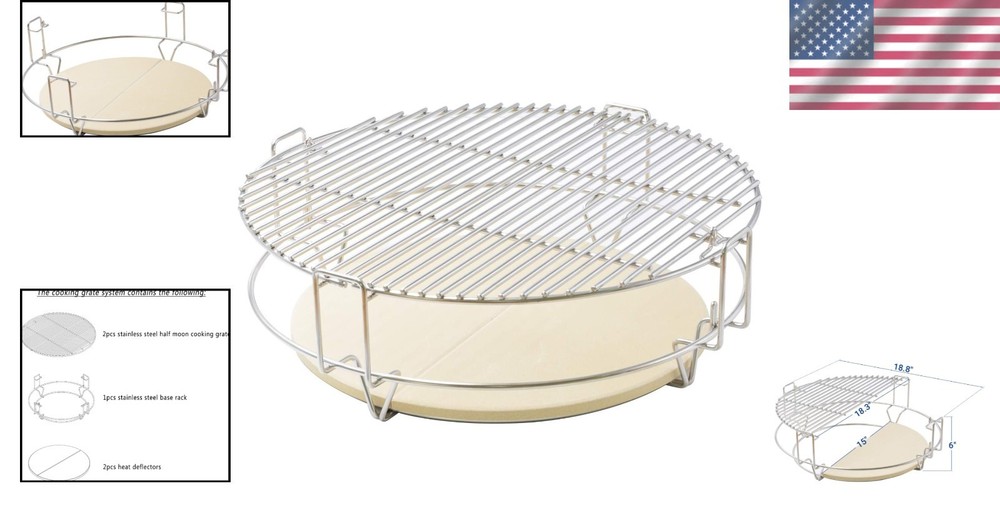 Universal Cooking System for Kamado Grills=
