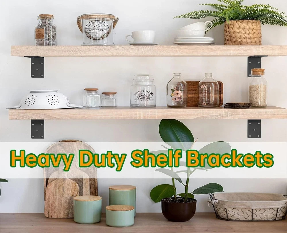 Essential 5x5 Inch Heavy Duty L Bracket Set - Perfect for DIY Projects