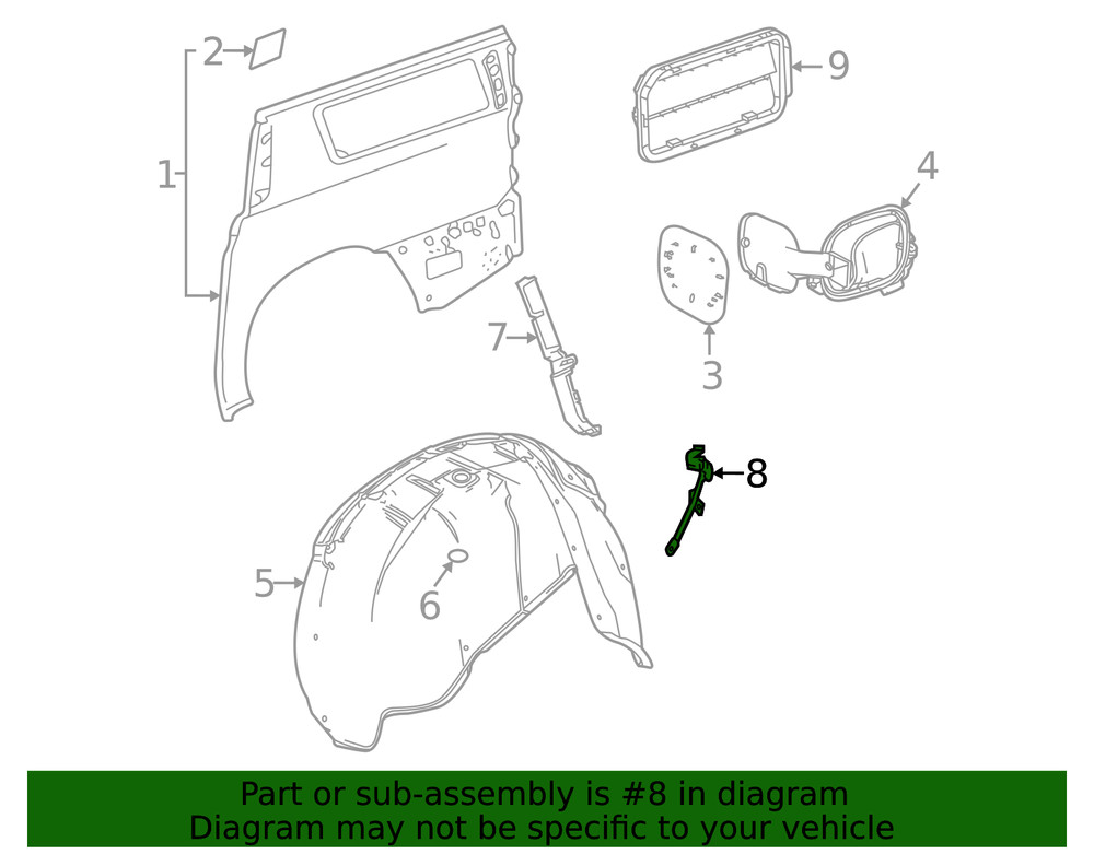 Genuine GM Support Bracket 84638601