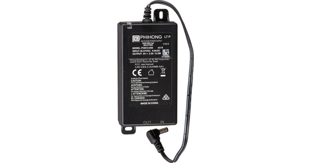 Axis 02044-001 PoE Splitter 5V