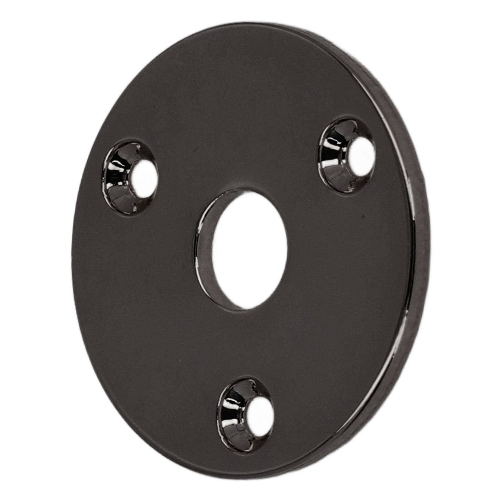 Guitar Jack Socket Plate Round Metal Input Output Cover Replacement Hardware For