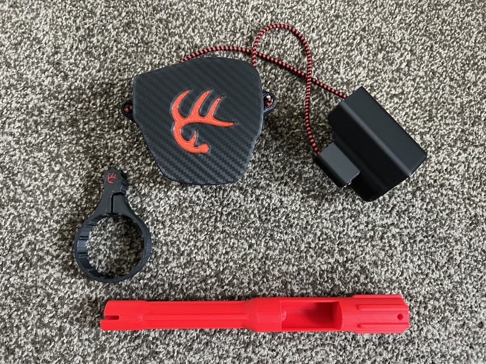 Burris Oracle X Scope Caps & Battery Cap Installation Tool & Throw lever Bundle