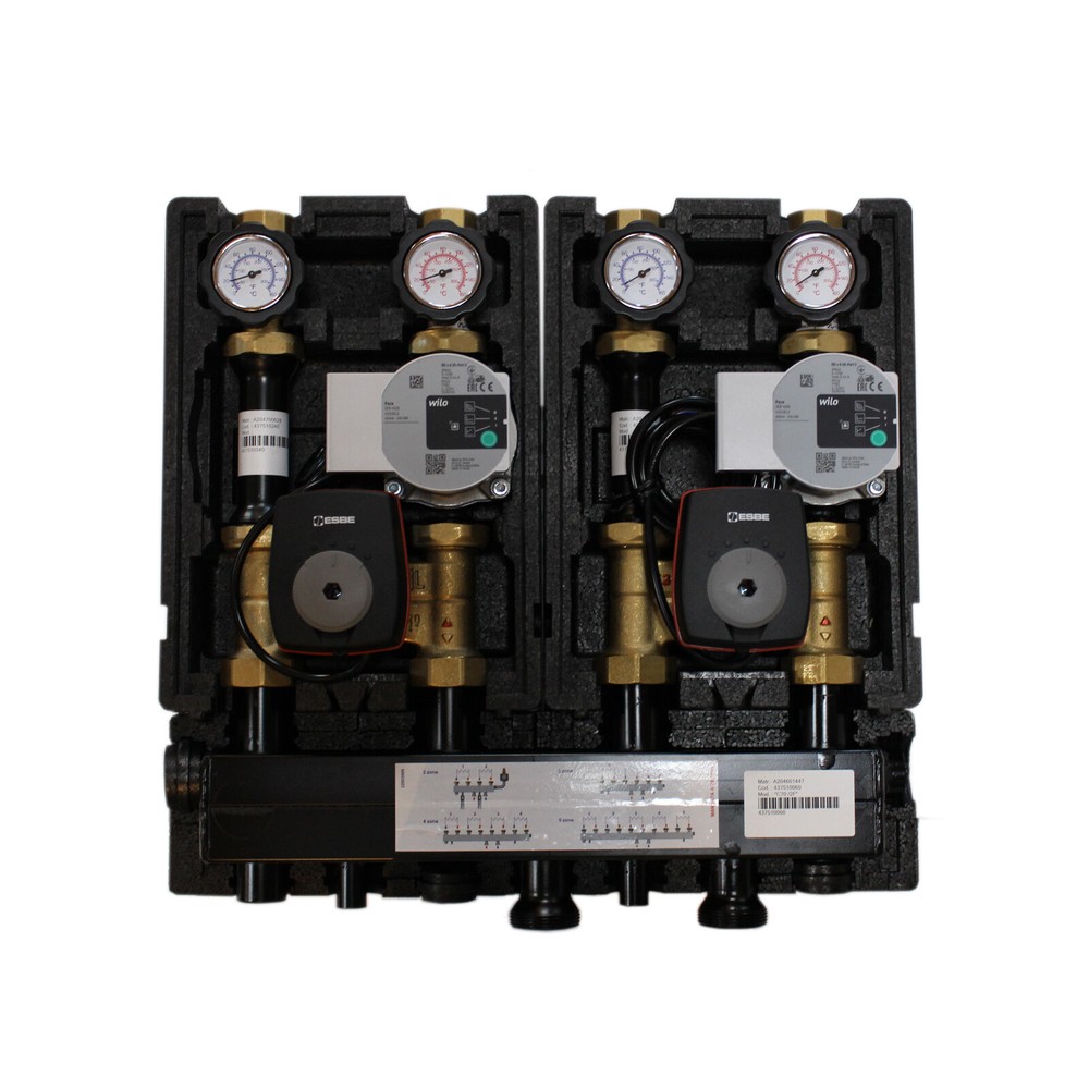 Pumpengruppen Set Two Mixed Heating Circuits Electronic Regulated Mixer Circuit