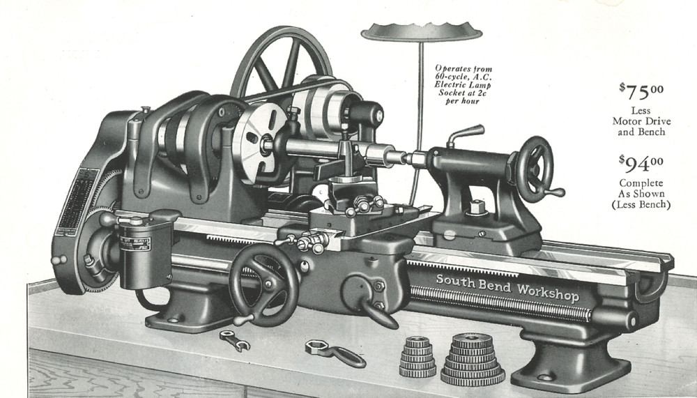 Early South Bend 9" Workshop Lathe Compound Rest Top Casting (Inv. #1)