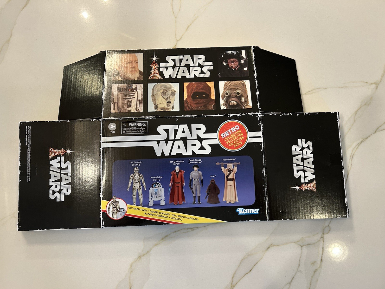 Star Wars Retro Collection Box Only Multipack 6Pack A New Hope Wave 2 Box