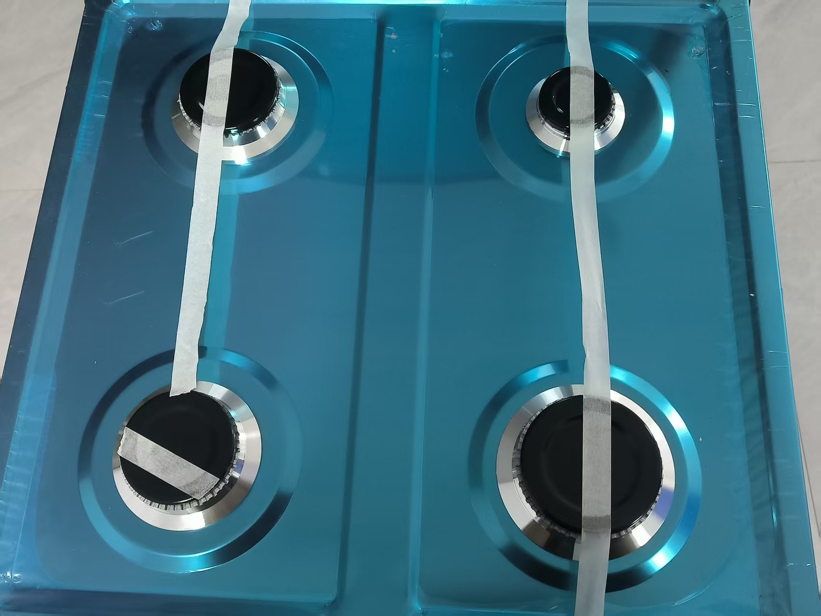 20" Free Standing Gas Stove Oven Range,4 Burner LPG Cooktop with 60L Oven