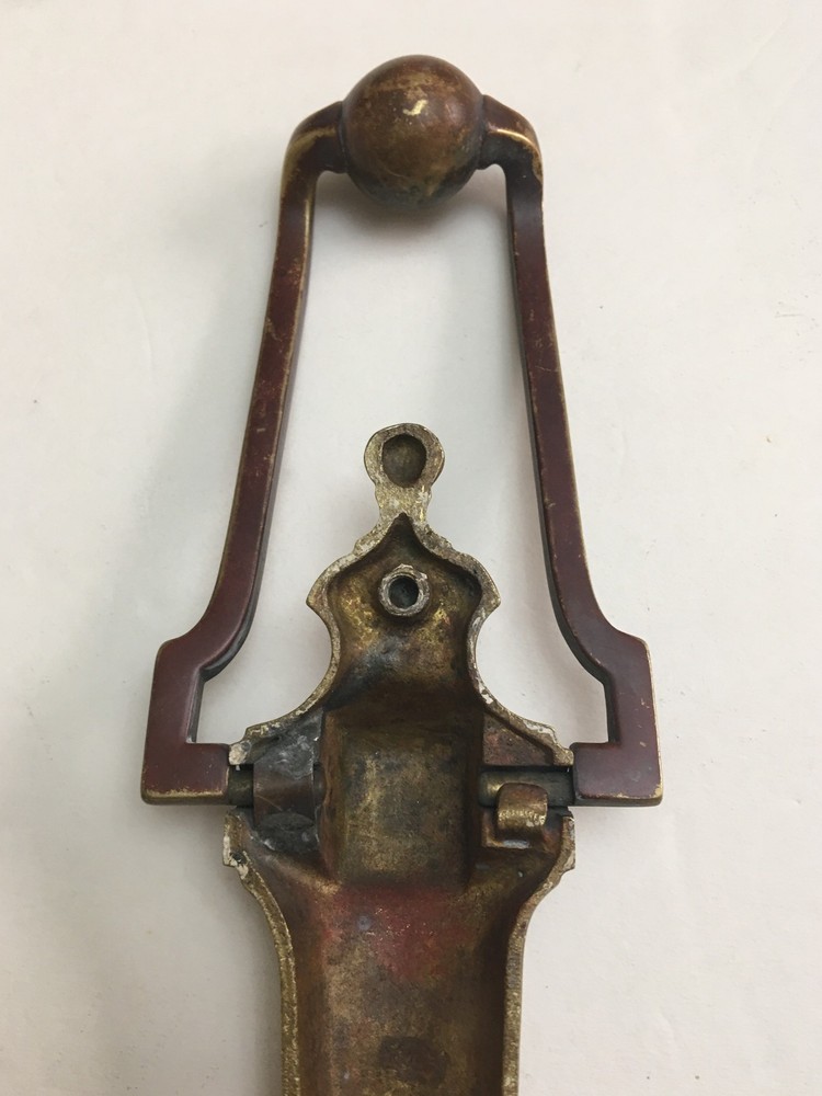 Old brass door knocker