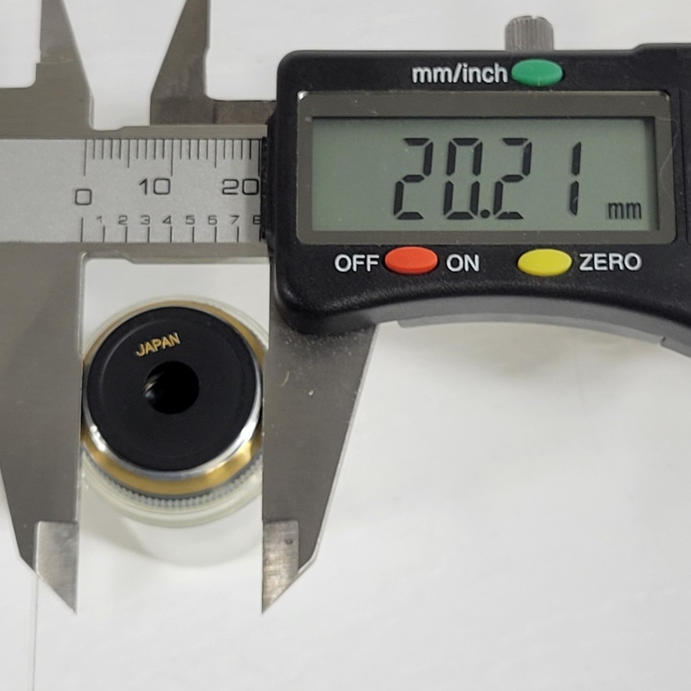 40X Mag Microscope Objective 20mm Thread Mount 0.65 Ocular Optical Lens