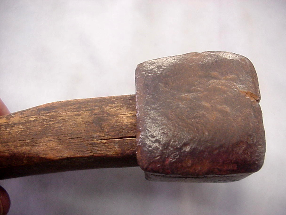 Antique Goosewing Broad Hewing Axe Blacksmith Made