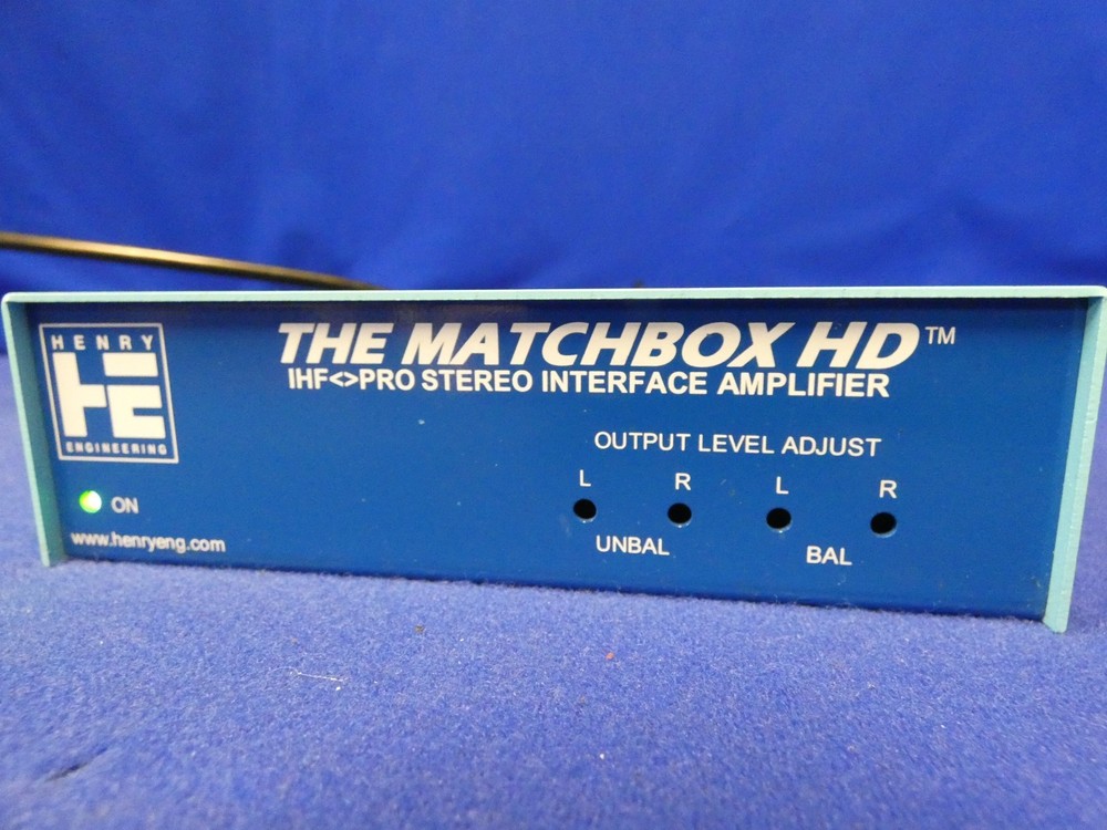 Henry Engineering The Matchbox HD IHF Pro Stereo Interface Amplifier